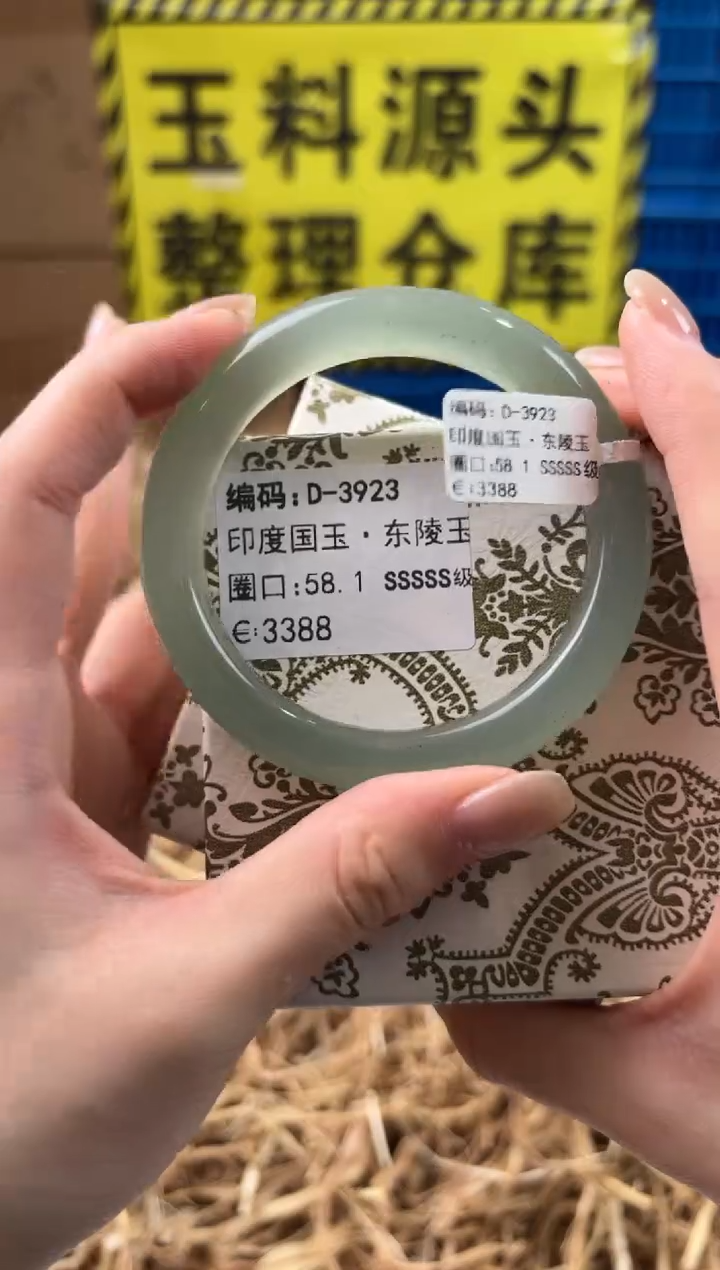 未镶嵌手镯石英质玉D-3923