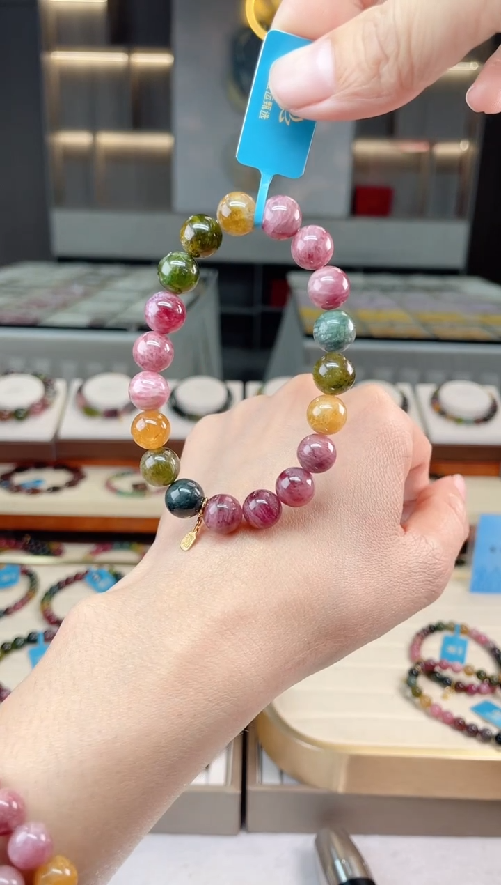 【闪购商品】碧玺单圈手串未镶嵌（多样性发一条）Q