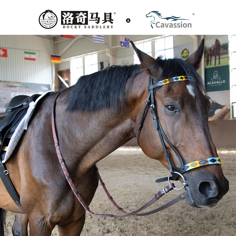 CavassionCavassion  Thumb 橡胶防滑 牛皮缰绳 马术用品 8218133