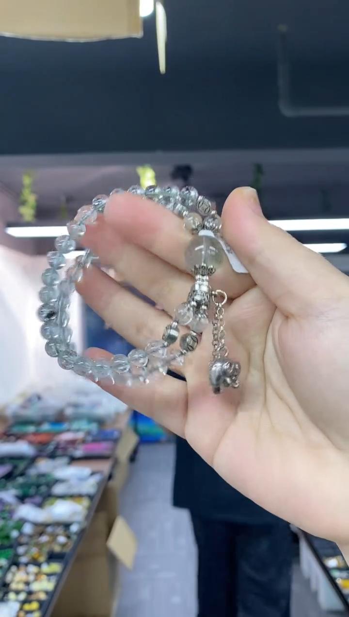 未镶嵌手链水晶多样性发其一颜色微差