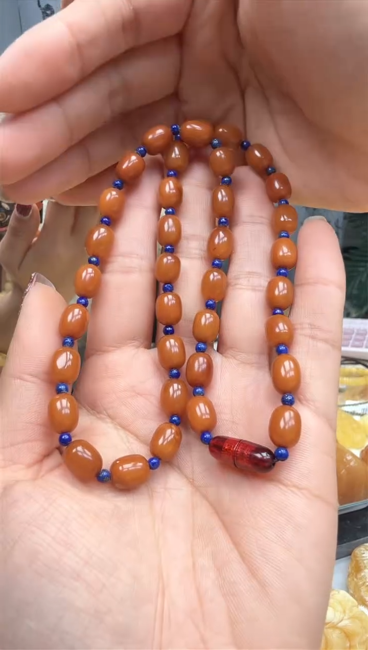 【闪购商品】琥珀裸石未镶嵌锁骨链