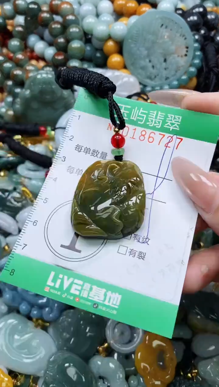 翡翠未镶嵌颈饰闪购0186727