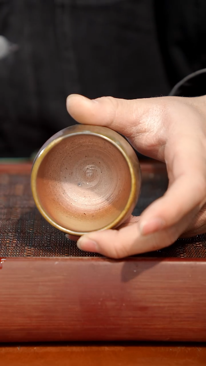 陶瓷奢瓷/瑞寅柴烧茶器（杯子）265微瑕