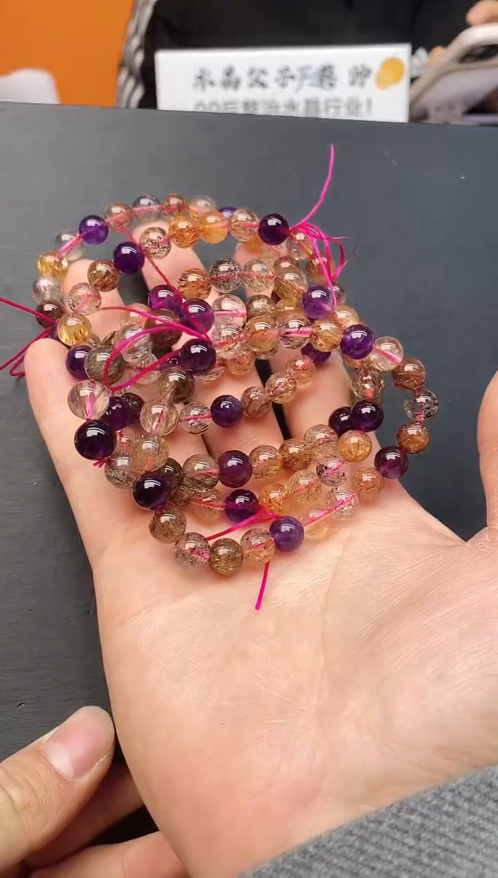 【闪购商品】水晶手链未镶嵌05 满矿超七8mm+