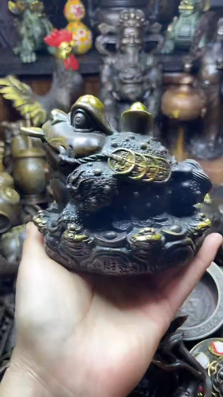 闪购链接，点击下单，有运费险，铜摆件