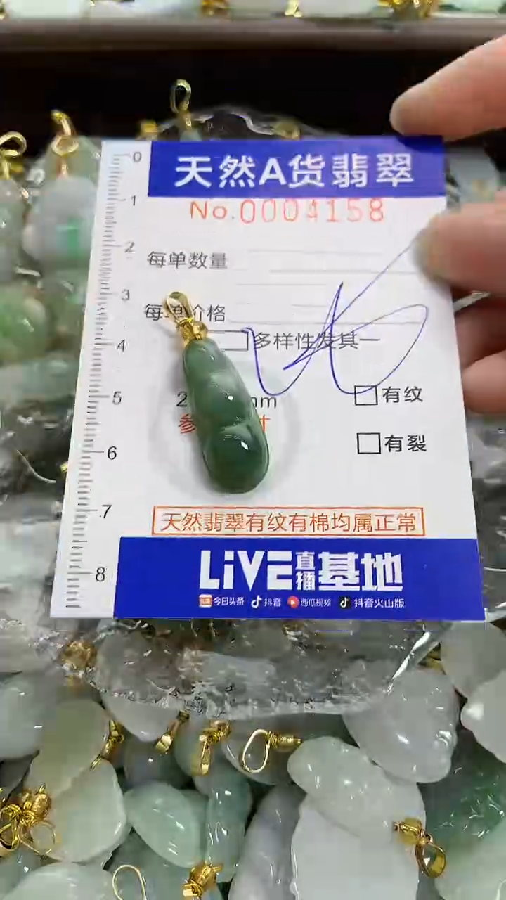 颈饰未镶嵌翡翠天然A货翡翠