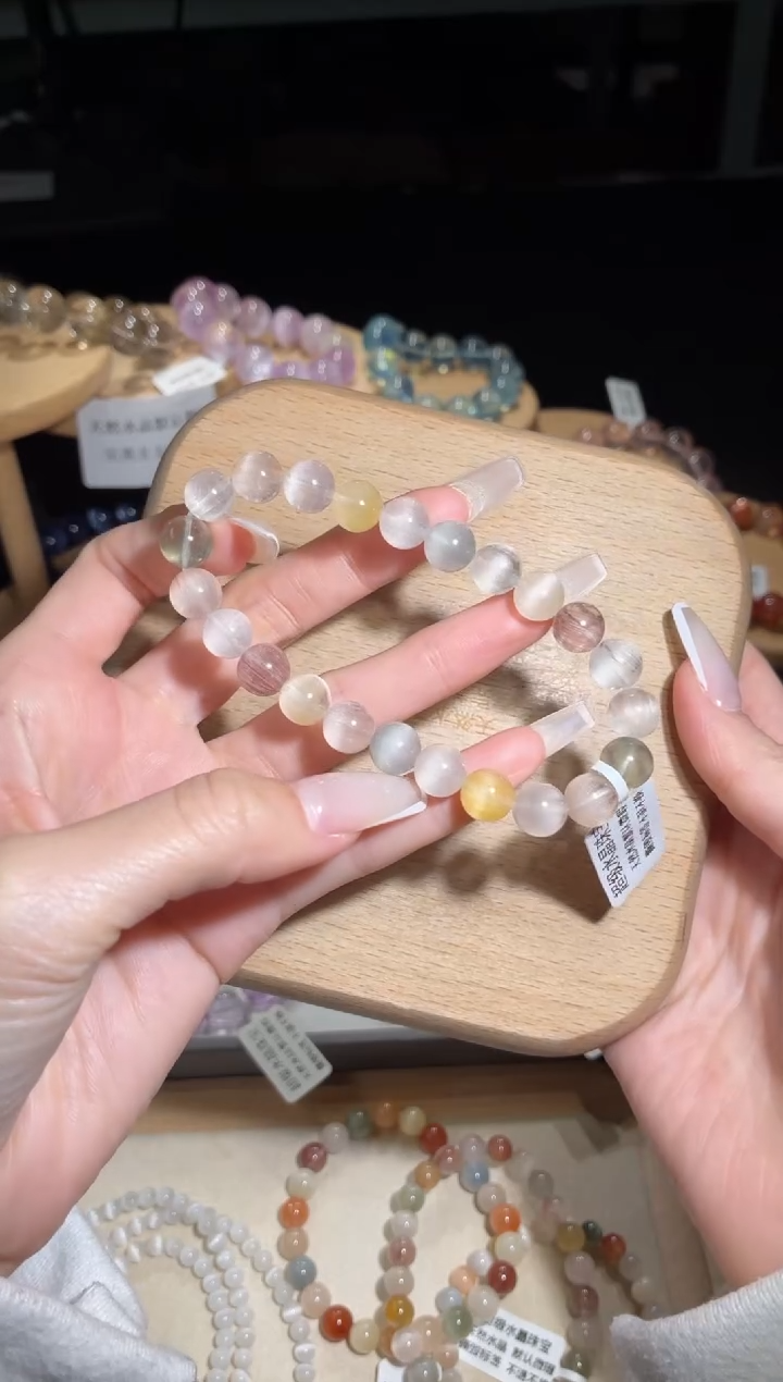 未镶嵌手链水晶143号多样性发一M 8+