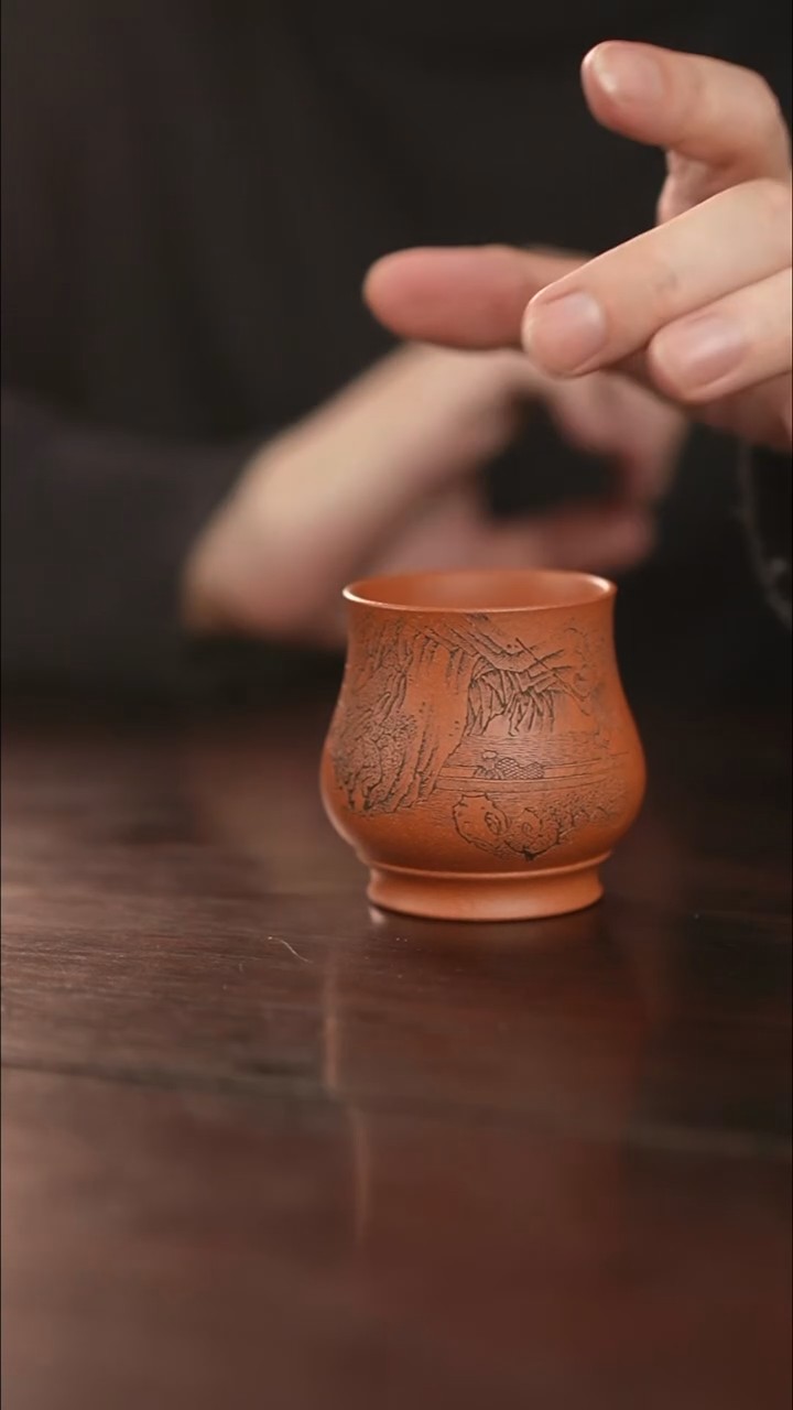 茶杯紫砂昱初-桃花眼