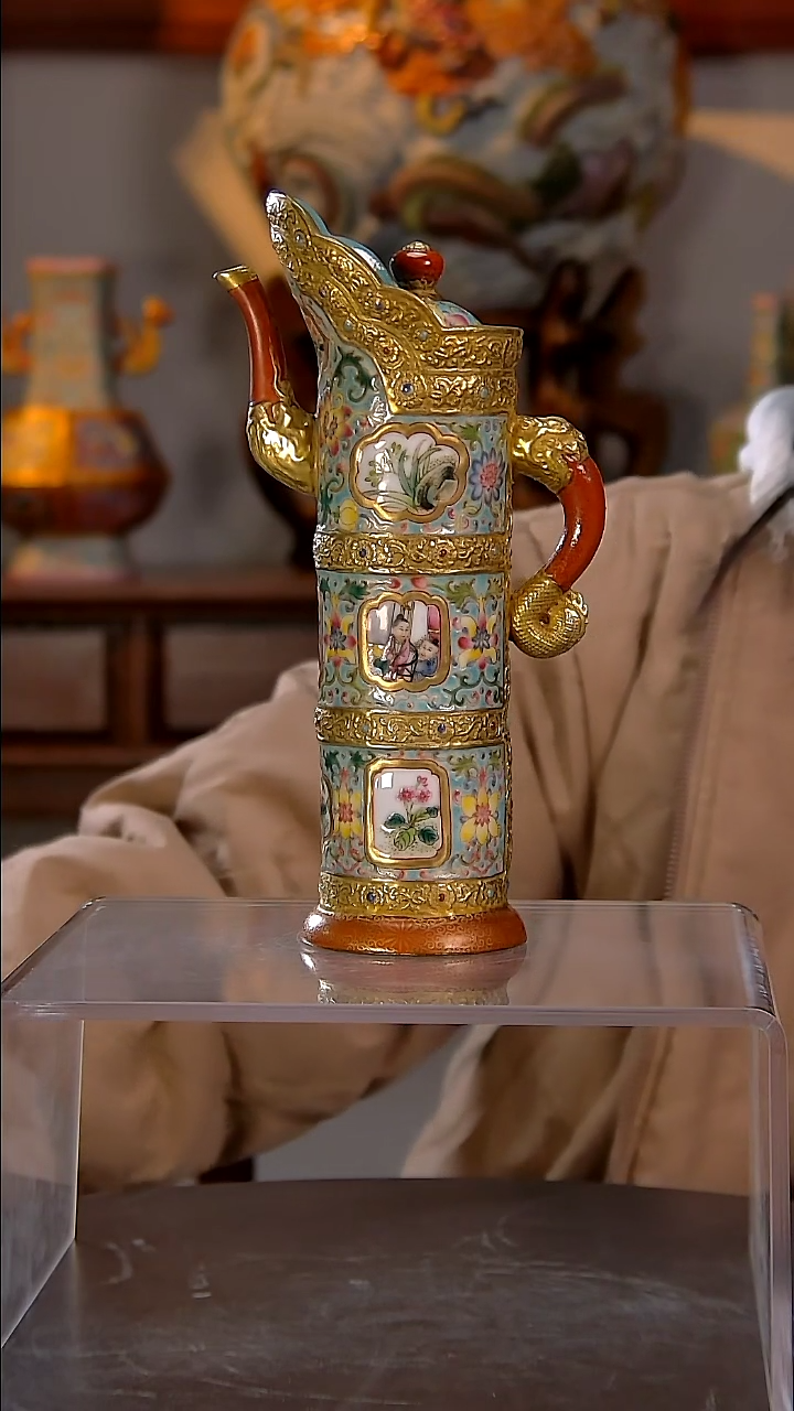 【闪购商品】珐琅彩多穆壶精品陶瓷