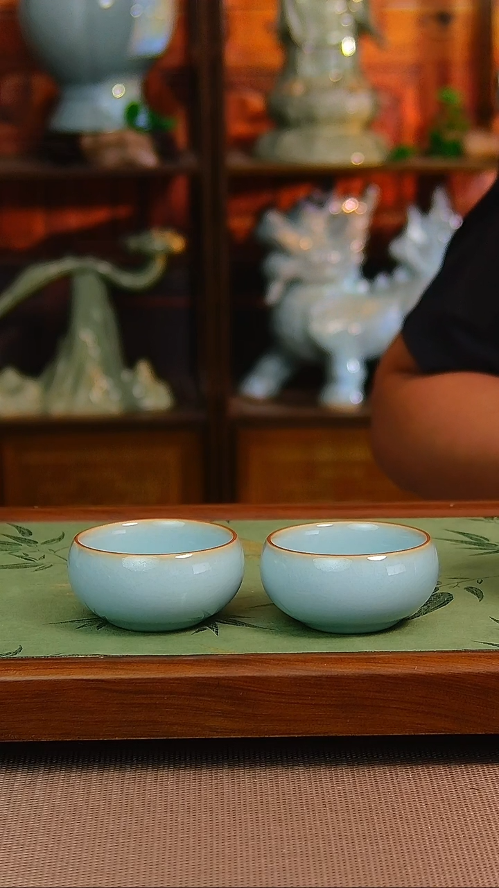 瓷片巧匠堂原矿原釉汝瓷福利杯