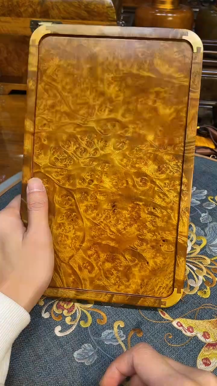 乌木类成套家具瘤疤茶盘 s16