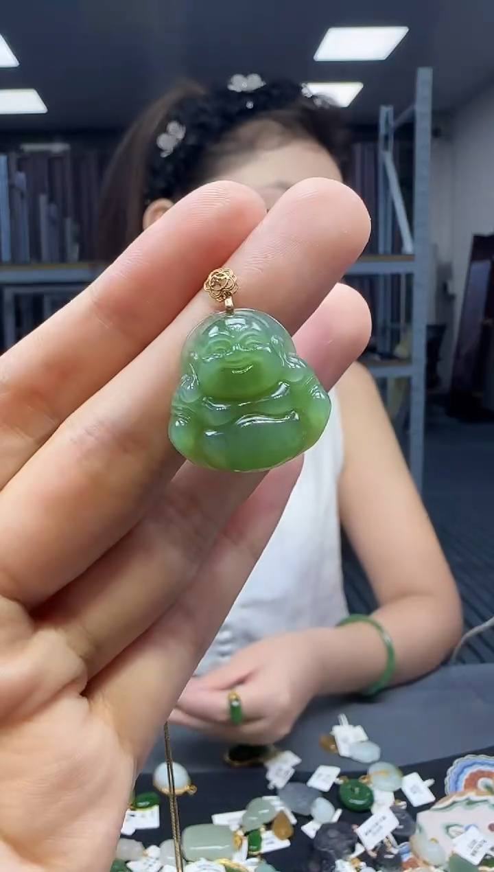 和田玉未镶嵌挂件 不含链