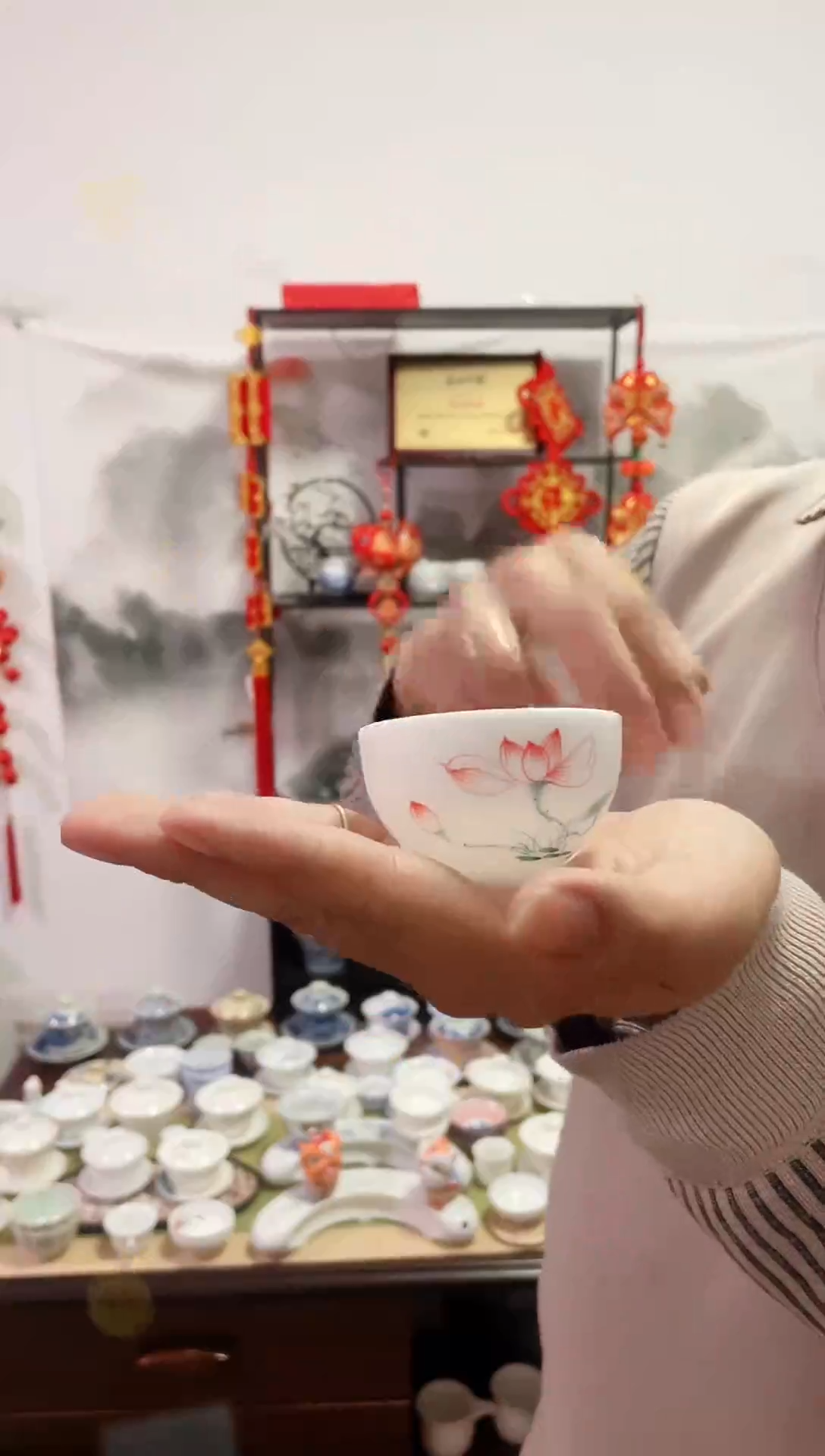 【闪购商品】【瓷心匠物】直播间福利专款荷花碗杯2个