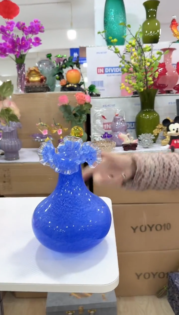 【闪购商品】无铅玻璃甄选花器-m-早42