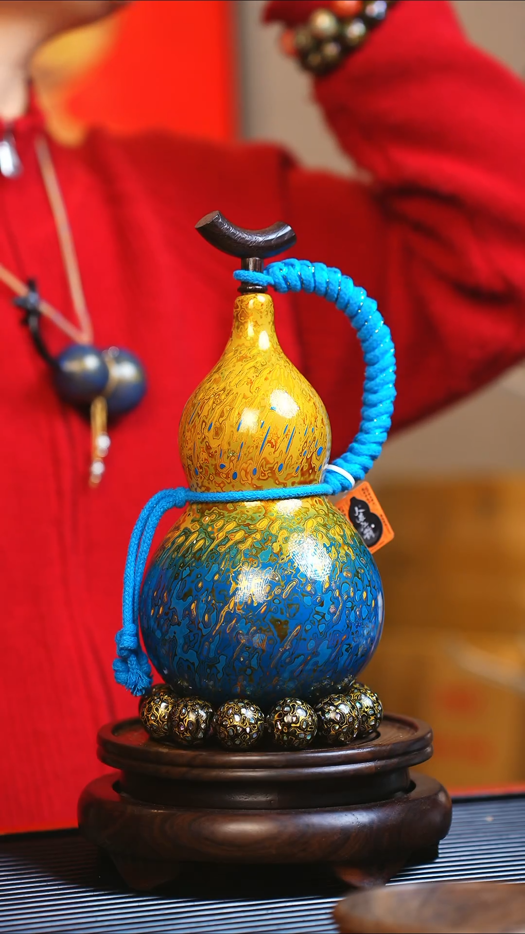 【闪购商品】JP090大师姐臻选非遗大漆酒葫芦