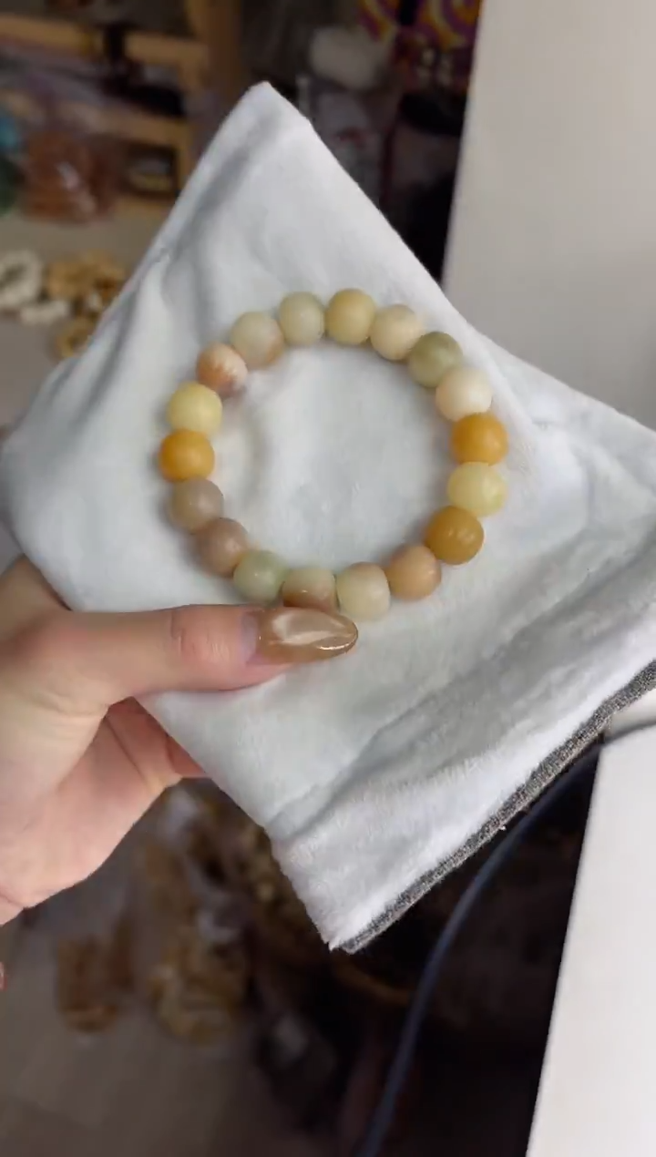 手串菩提根/象牙果沐i79花海干磨苹果11*13mm手串