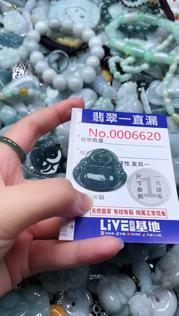 【闪购商品】翡翠吊坠(不含链)未镶嵌6620