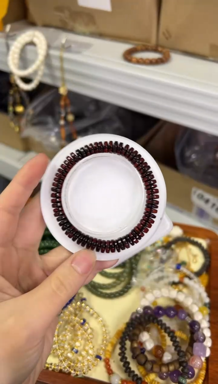 【闪购商品】血珀手链未镶嵌血翳珀精工药片珠手链[0314]