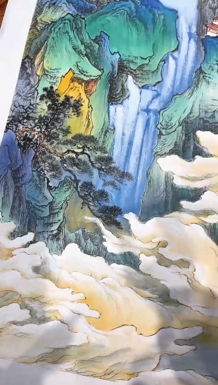 【闪购商品】国画周建真老师亲笔绘画作品2-36