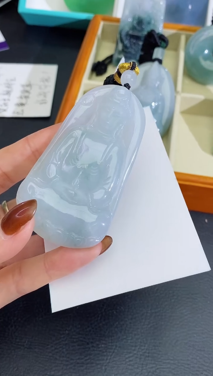 颈饰未镶嵌翡翠缅甸天然翡翠