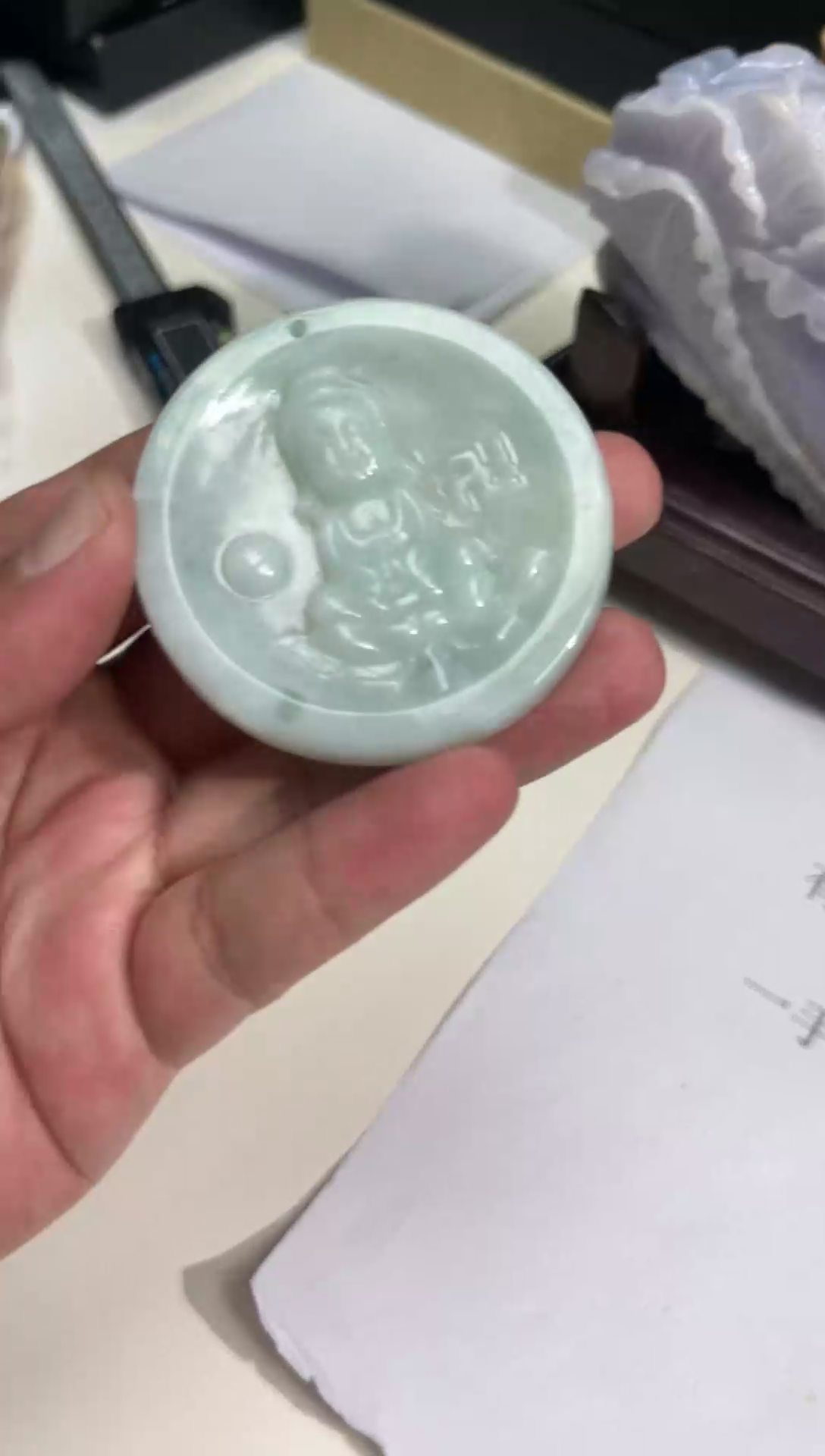 【闪购商品】翡翠颈饰未镶嵌天然缅甸A货翡翠（多样性发货）10858