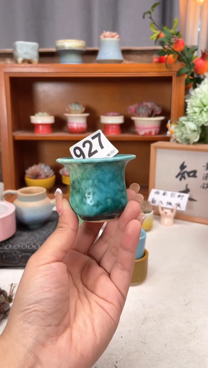 瓷片927知木小芳花盆编号