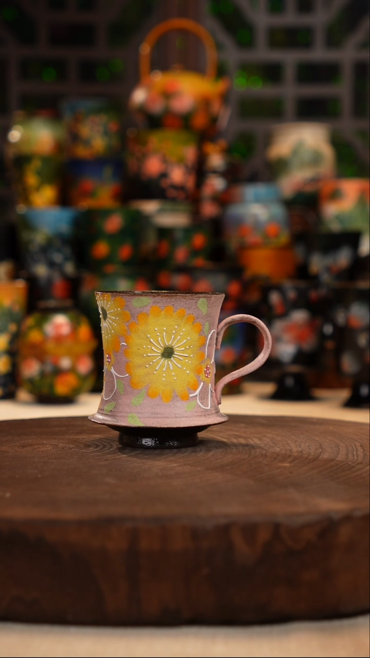 油画   釉下彩   杯子