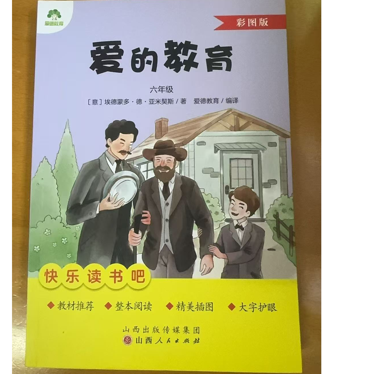 爱的教育 六年级课外阅读书