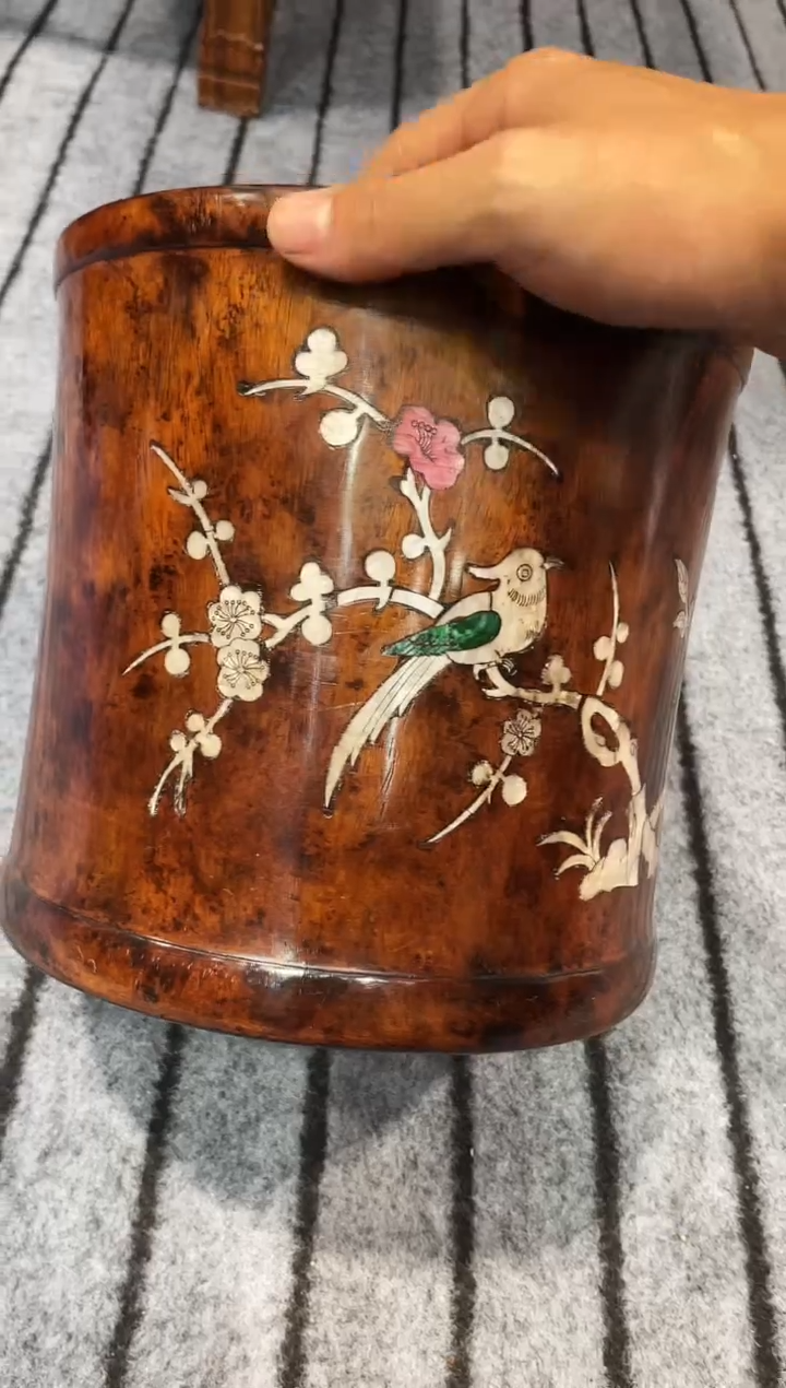 花梨木类花梨木笔筒改价链接