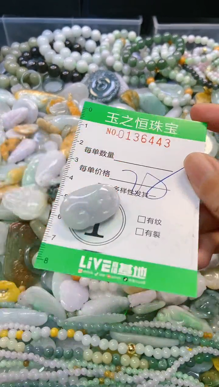 翡翠未镶嵌颈饰闪购0136443