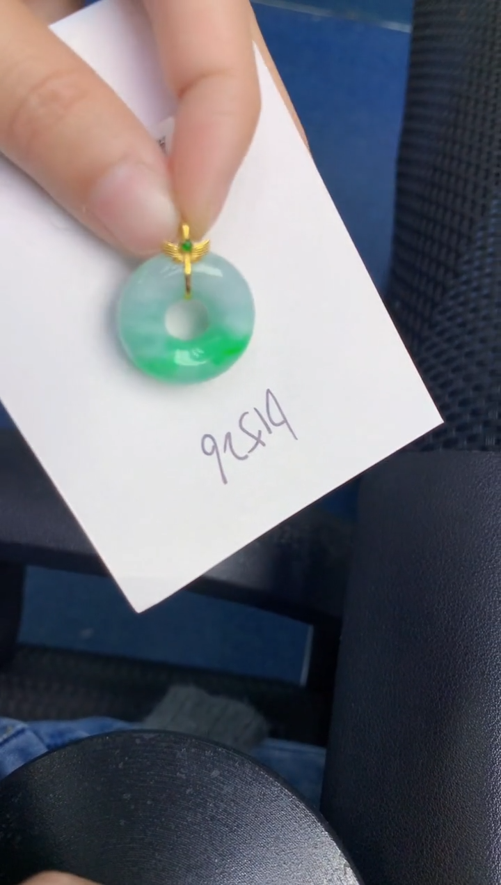 【闪购商品】翡翠颈饰18K金镶嵌000000000