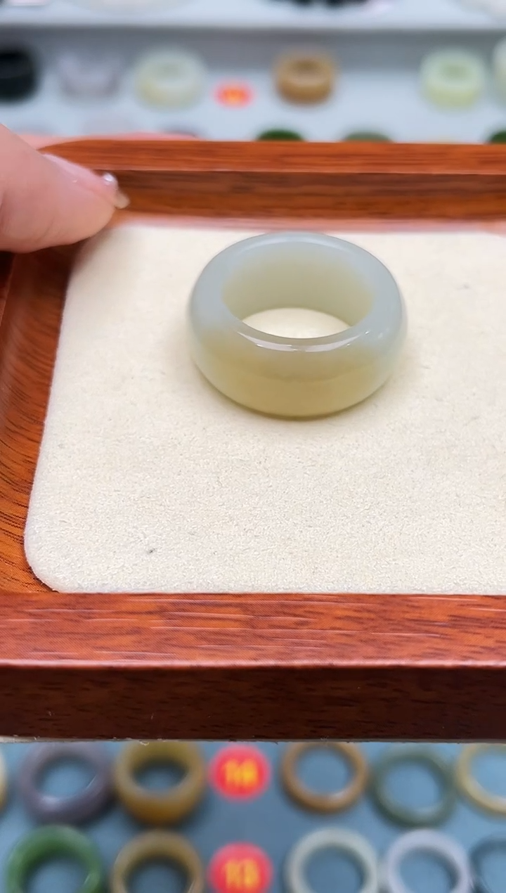 【闪购商品】和田玉戒指未镶嵌24号