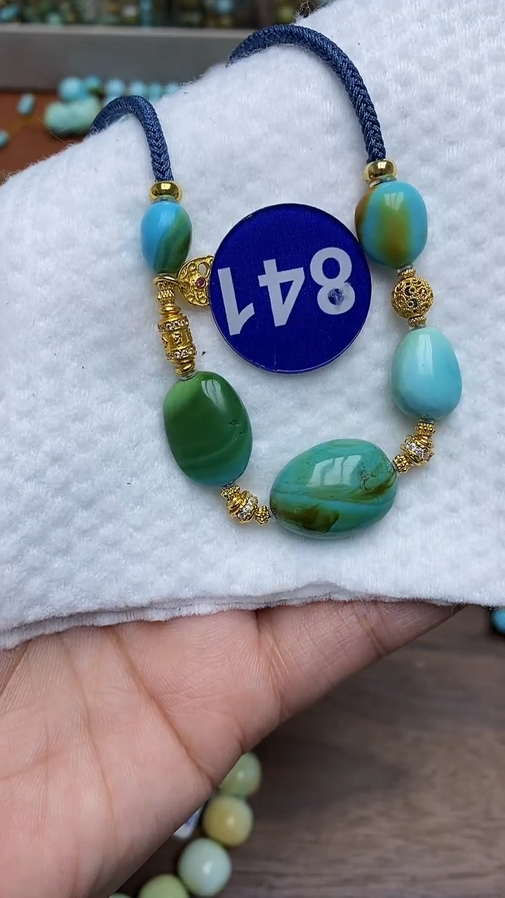 【闪购商品】绿松石项链银S925镶嵌841