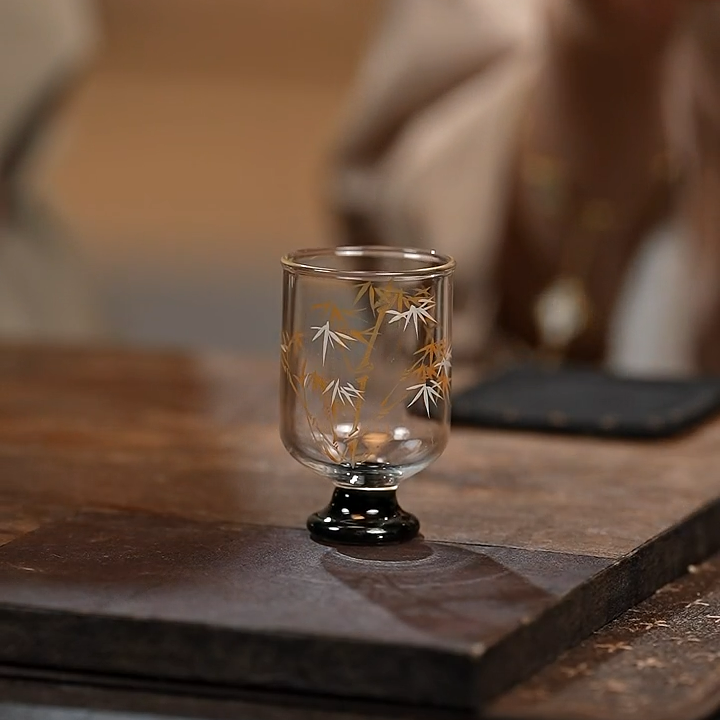 见珊专属物肆银竹高脚杯