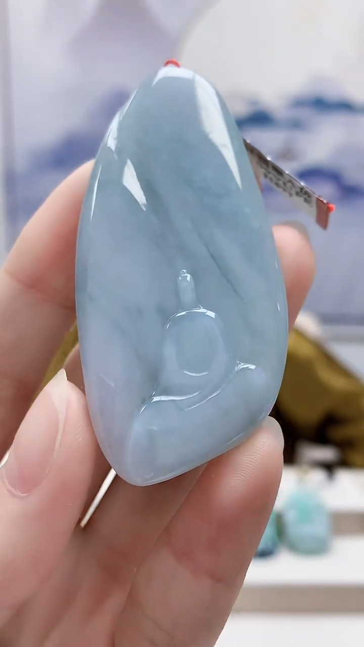 未镶嵌定制翡翠4852ry-毛货挂件224