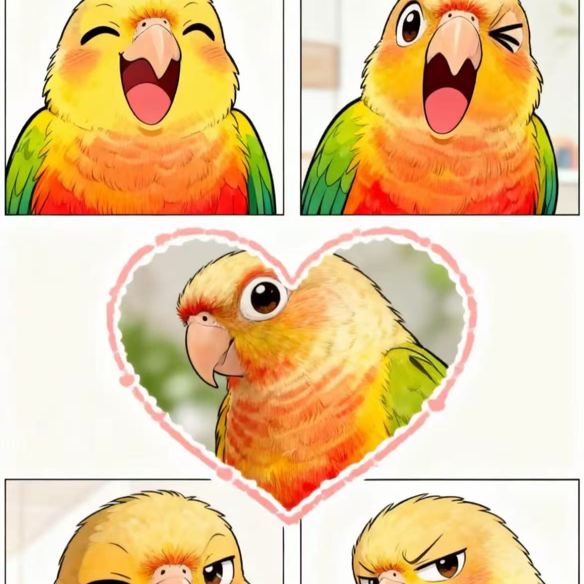 手养亲人可上手互动的可爱鹦鹉活体宠物