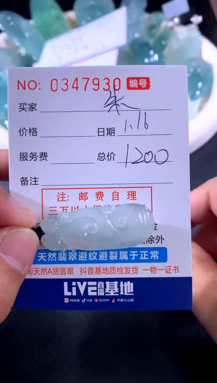 【闪购商品】翡翠颈饰未镶嵌 朱