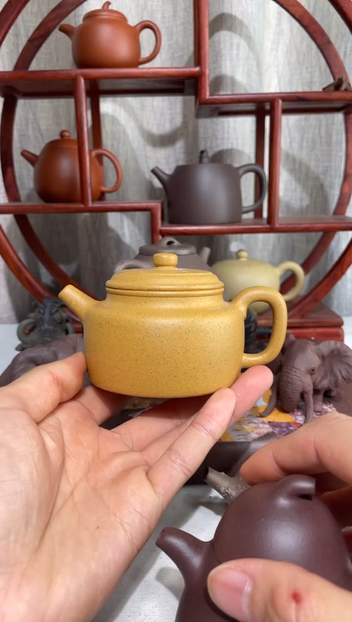 【闪购商品】紫砂茶壶老宕口黄金段大亨德钟