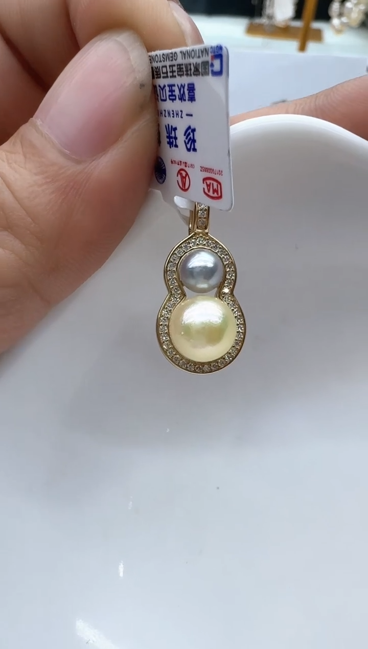 【闪购商品】海水珍珠颈饰银S925镶嵌清货