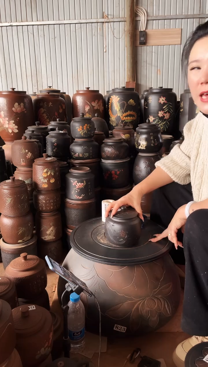 【闪购商品】壶瑕疵茶叶罐 100克黑色 180