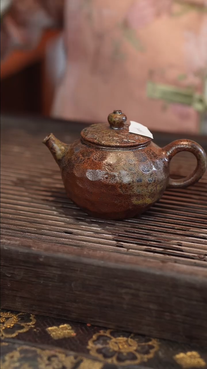 茶壶紫砂原矿手工制作