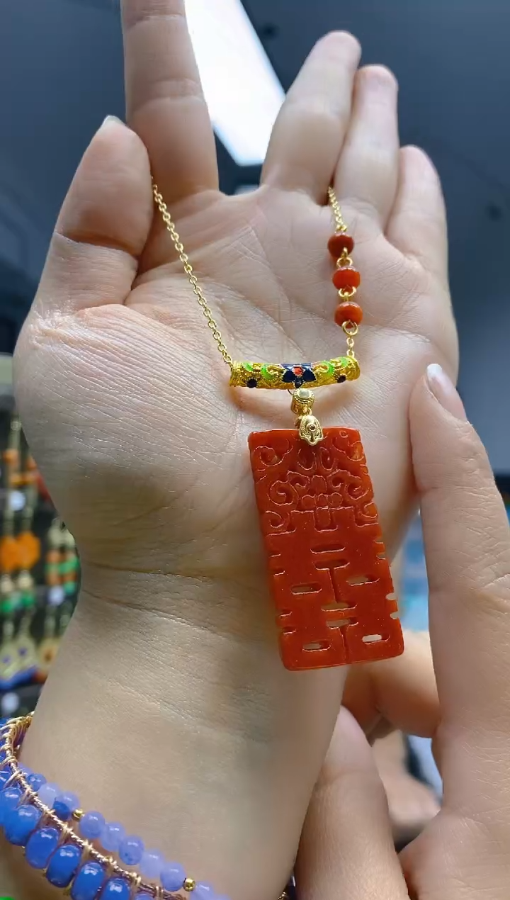 【闪购商品】翡翠耳饰合金0265翡翠锁骨链