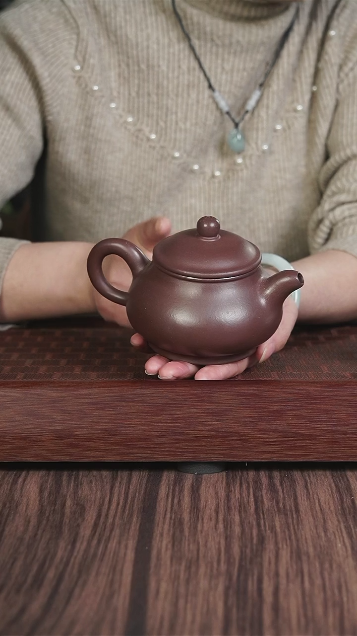 【闪购商品】紫砂茶壶紫泥 潘壶