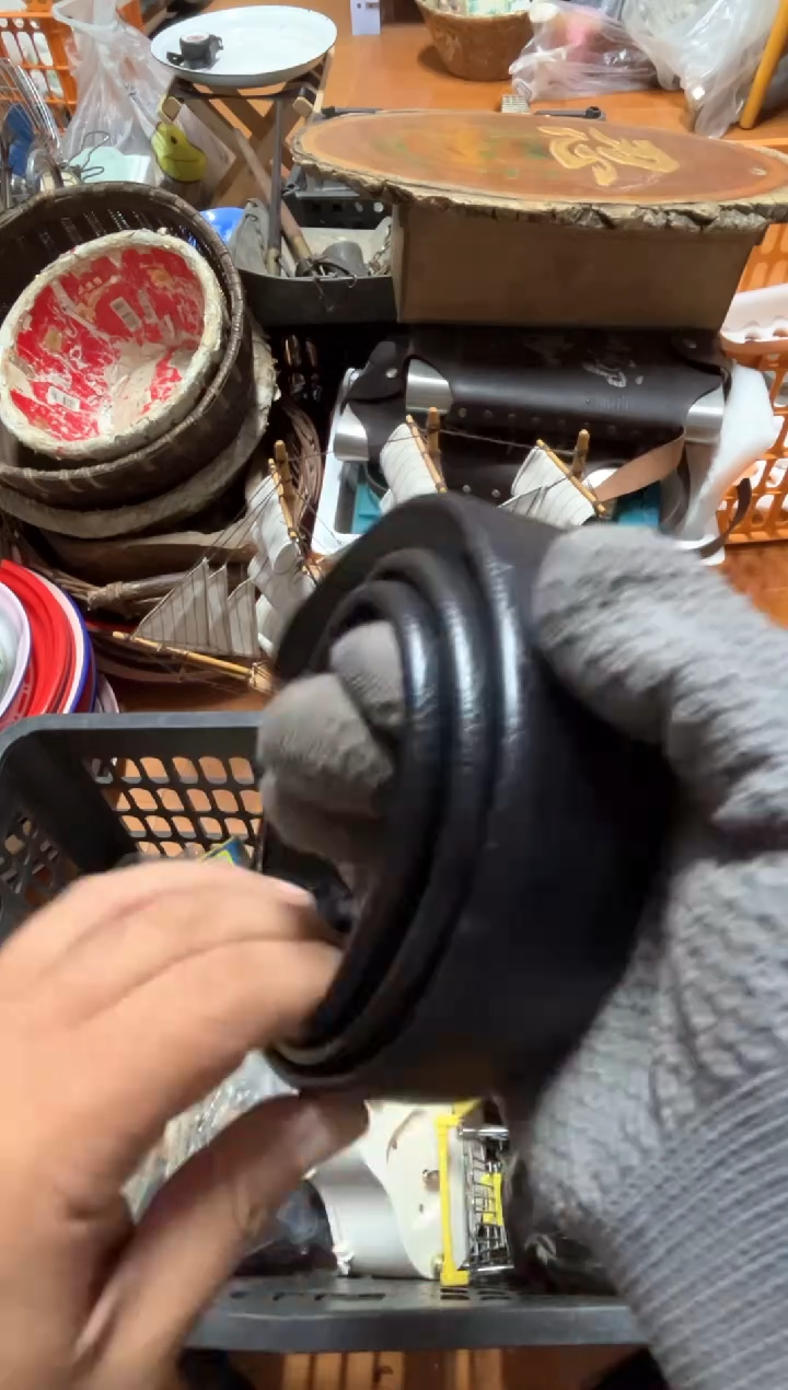 手工艺品琉璃洪*摆件