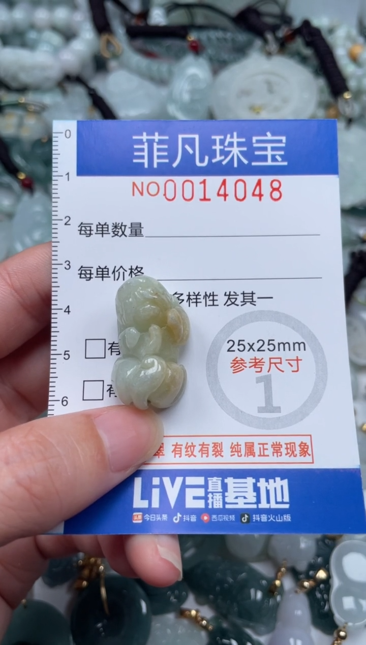 颈饰未镶嵌翡翠14048