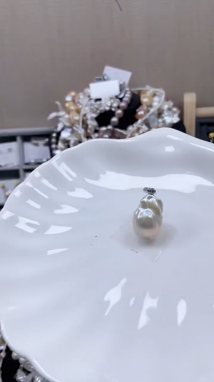 未镶嵌吊坠淡水珍珠【纯恬饰品】