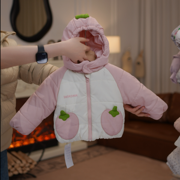 MOMOCOmini婴童冬季韩系棉服百搭外套洋气女宝878101010140