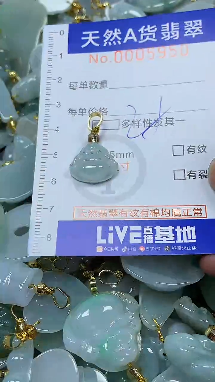 颈饰未镶嵌翡翠纯天然a货翡翠