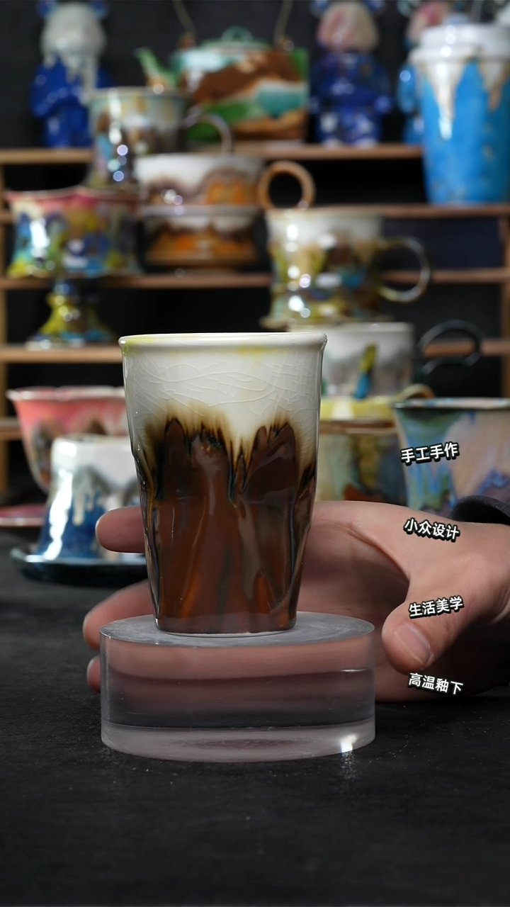 设计师款景德镇森涩手创陶瓷（食品级）055