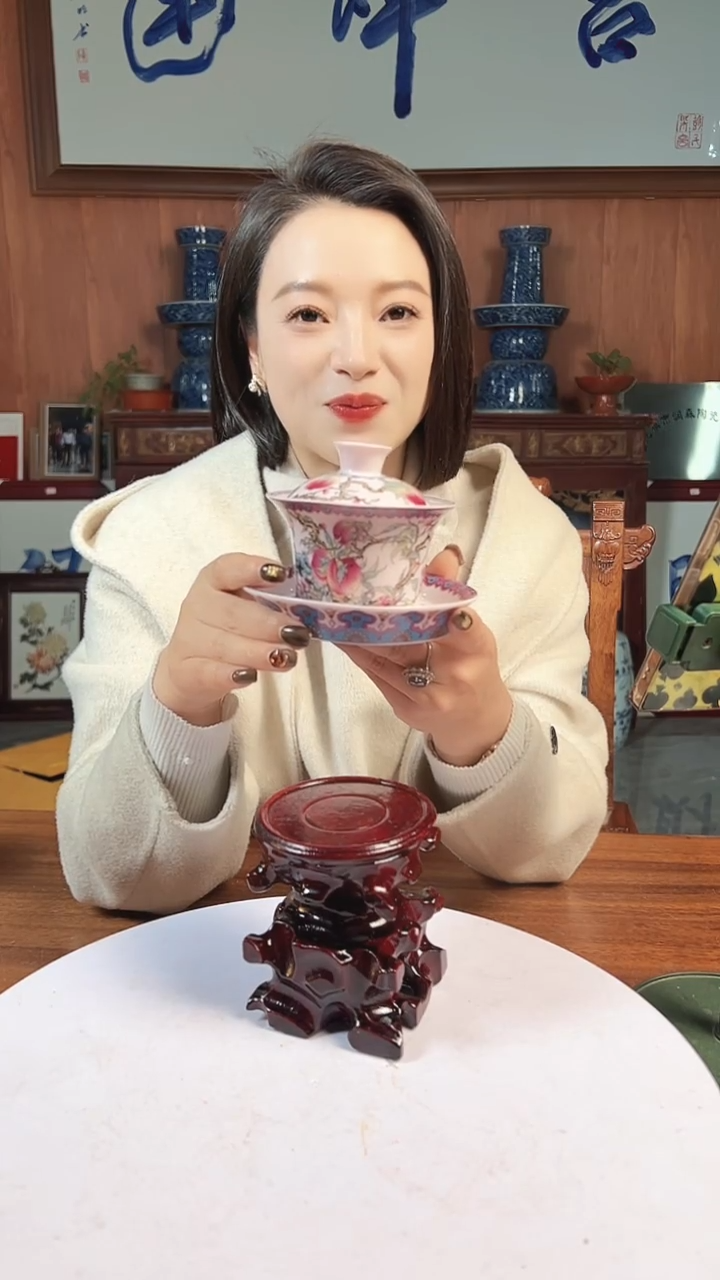 摆件陶景德镇陶瓷青花摆件10